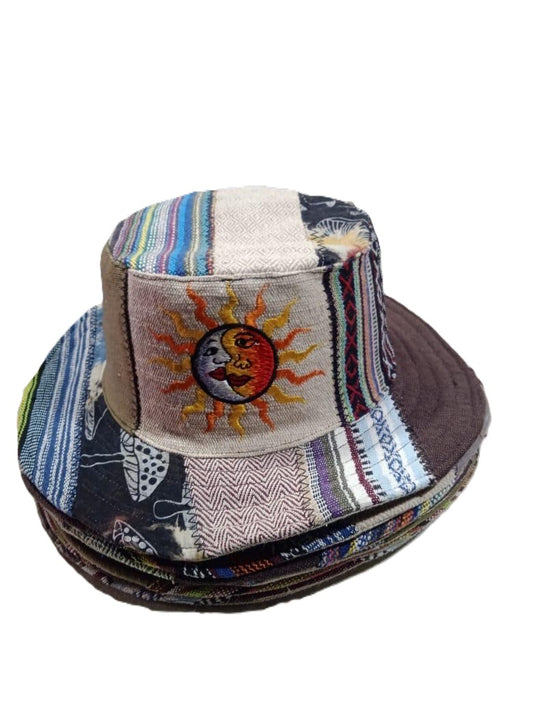 Multicolor Handicrafted Bucket Hat