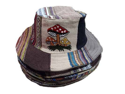 Multicolor Handicrafted Bucket Hat